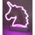 Unicorn Lamp Led Neon Lamba Pembe