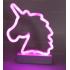 Unicorn Lamp Led Neon Lamba Pembe