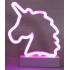 Unicorn Lamp Led Neon Lamba Pembe