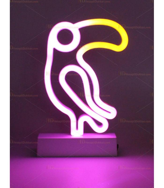 Papağan Lamba Led Neon Toucan Light