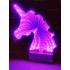 Unicorn Tünel 3D Lamba Unicorn Tunnel Light