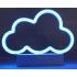 Bulut Led Neon Lamba Cloud Lamp Mavi