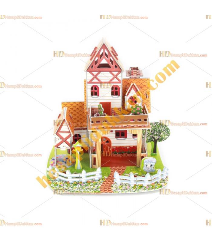 Toptan 3d puzzle yazlık villa