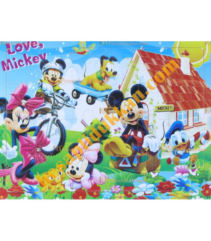 Toptan Ahşap puzzle miki ve arkadaşları