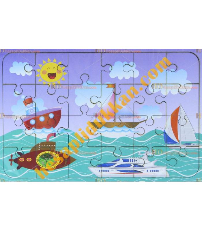 Toptan Ahşap puzzle deniz taşıtları