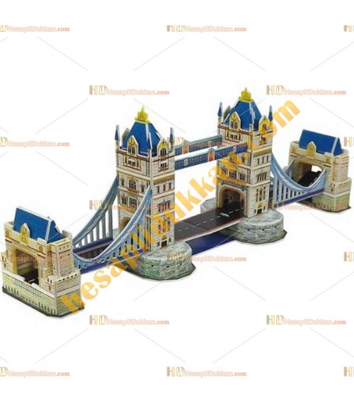 Toptan 3d puzzle Kuleli köprü 4 karton 41 parça