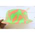 Toptan plastik parti şapkası yeşil turuncu safari