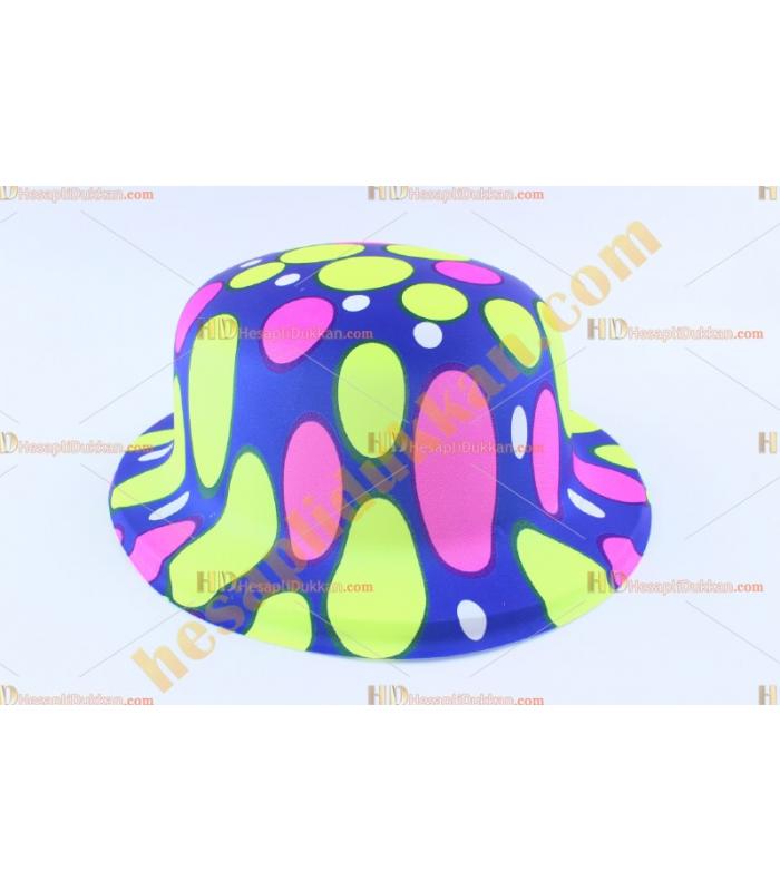 Toptan plastik parti şapkası karışık balon renk