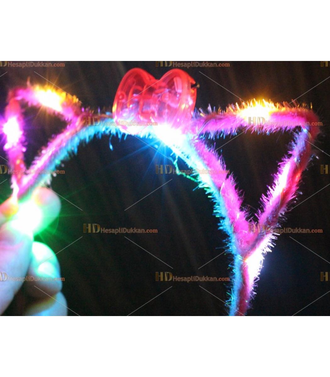 led isikli tac neon parti tac isikli