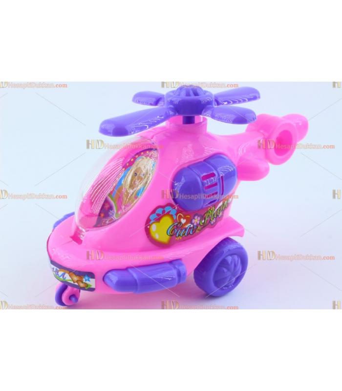 Toptan ipli promosyon oyuncak pembe helikopter
