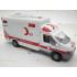 Ambulans model araç sesli ışıklı metal plastik promosyon oyuncak