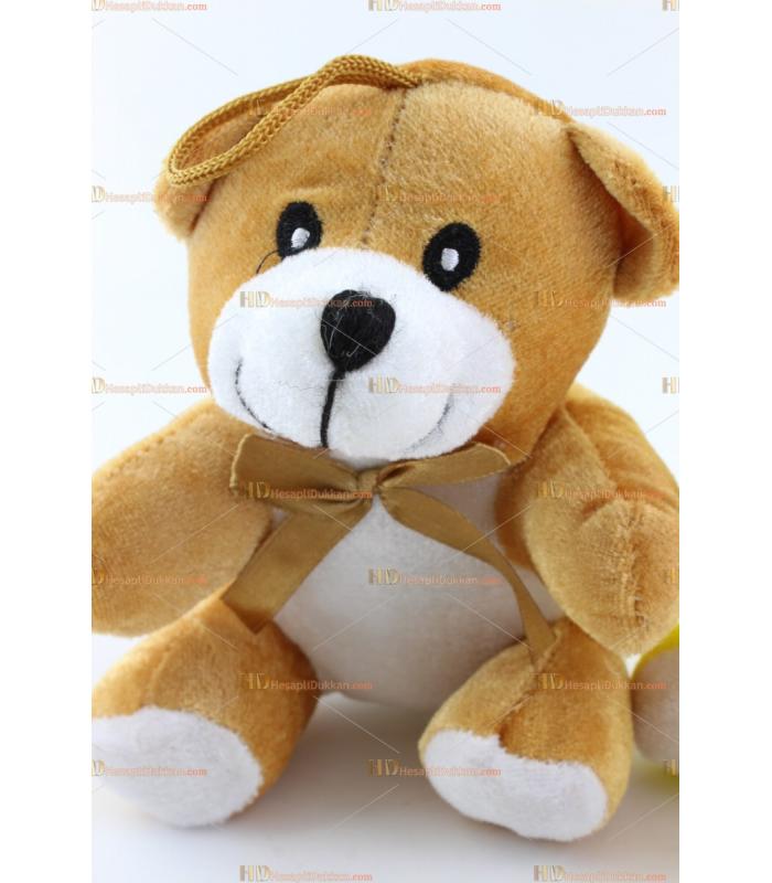 Toptan orta boy peluş ayıcık 18 cm