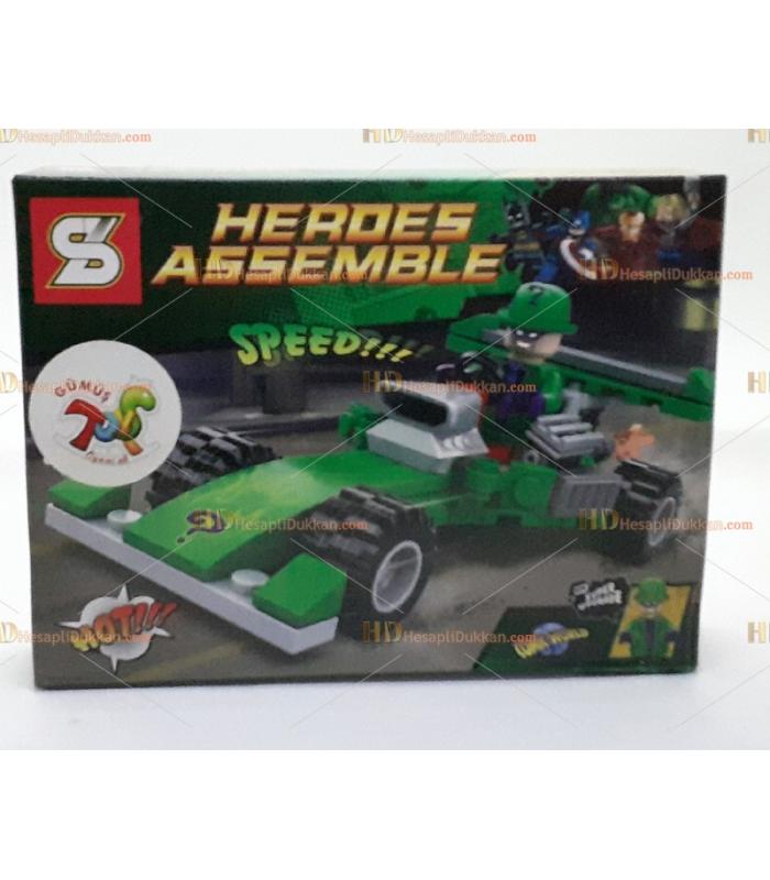 Toptan oyuncak lego kahraman araba