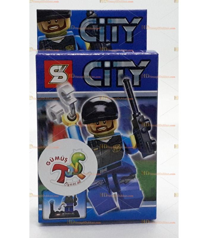 Toptan oyuncak lego figür swat