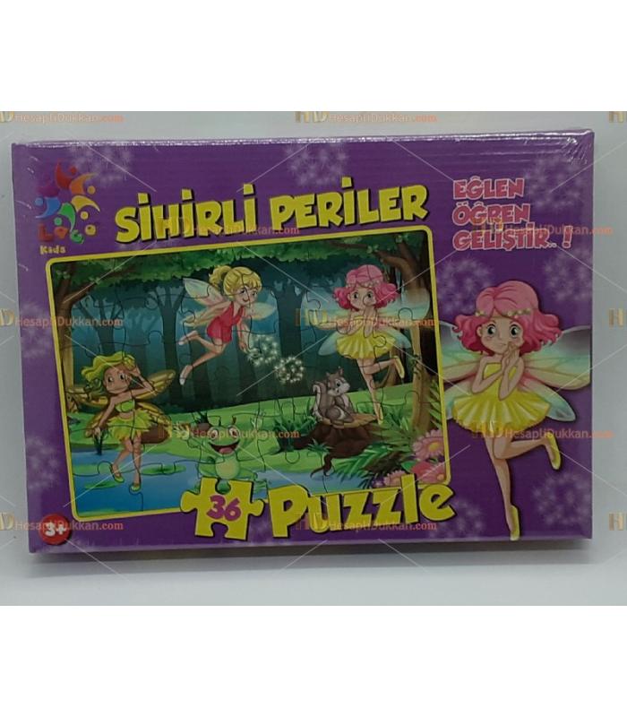 Toptan sihirli periler puzzle 70 parça