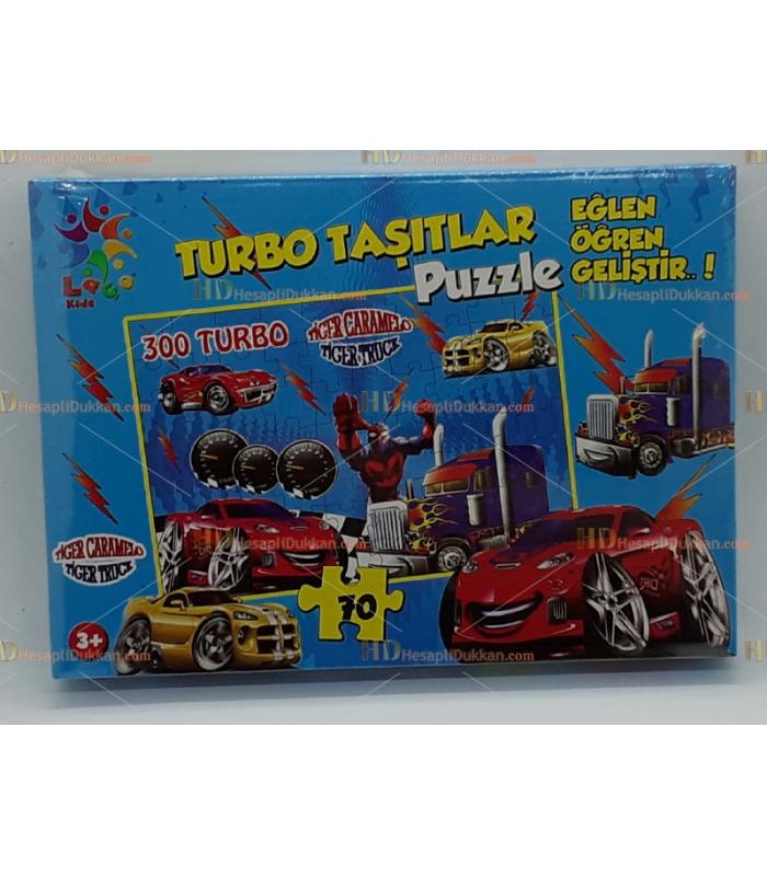 Toptan taşıtlar puzzle 70 parça