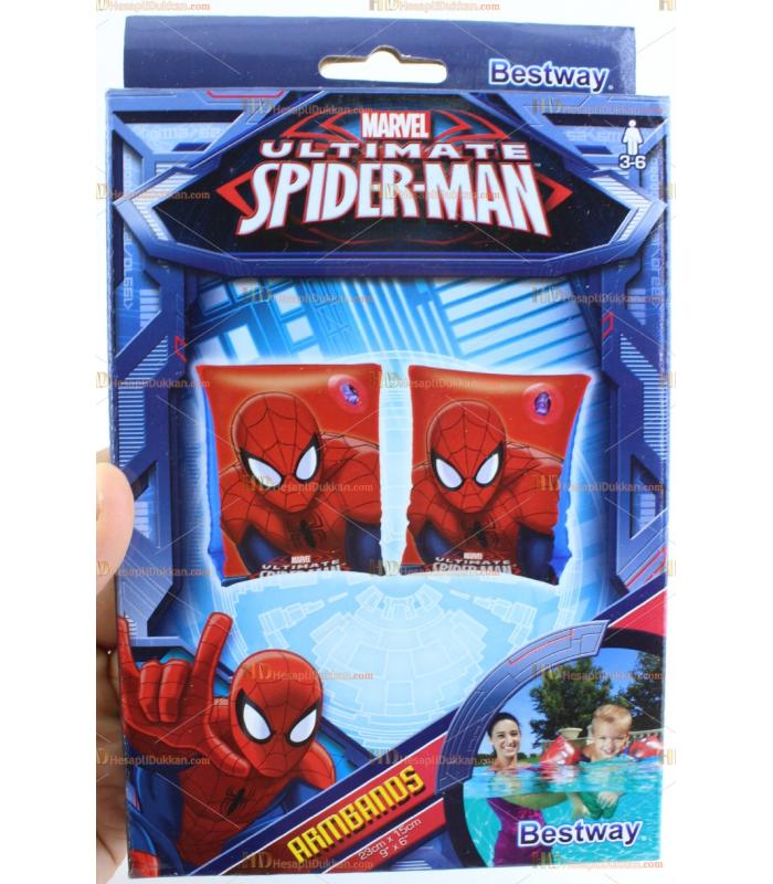 Toptan spider man şişme kolluk çocuk