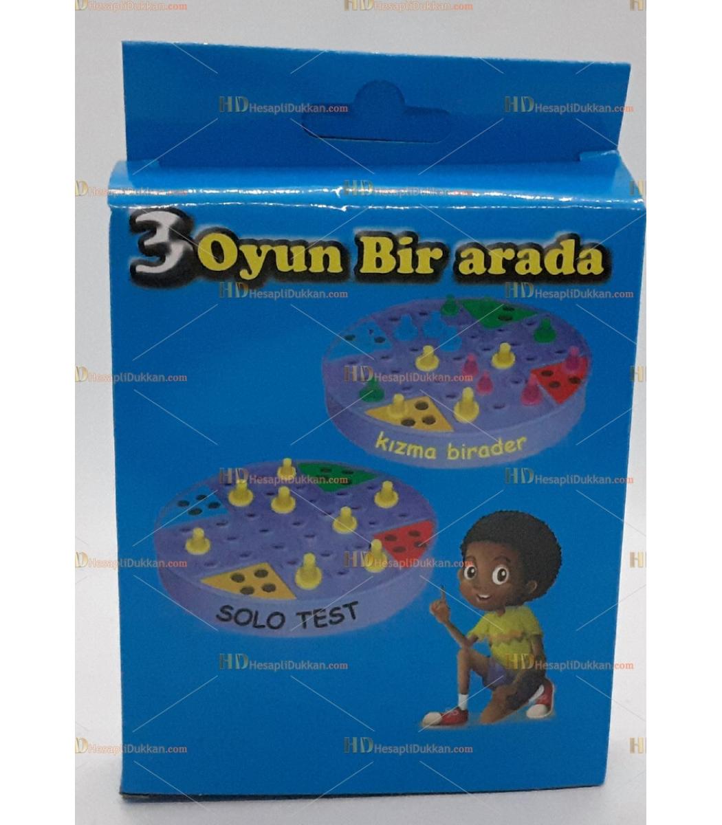 Toptan Uc Oyun Bir Arada Solo Test Kizma Birader 9 Tas