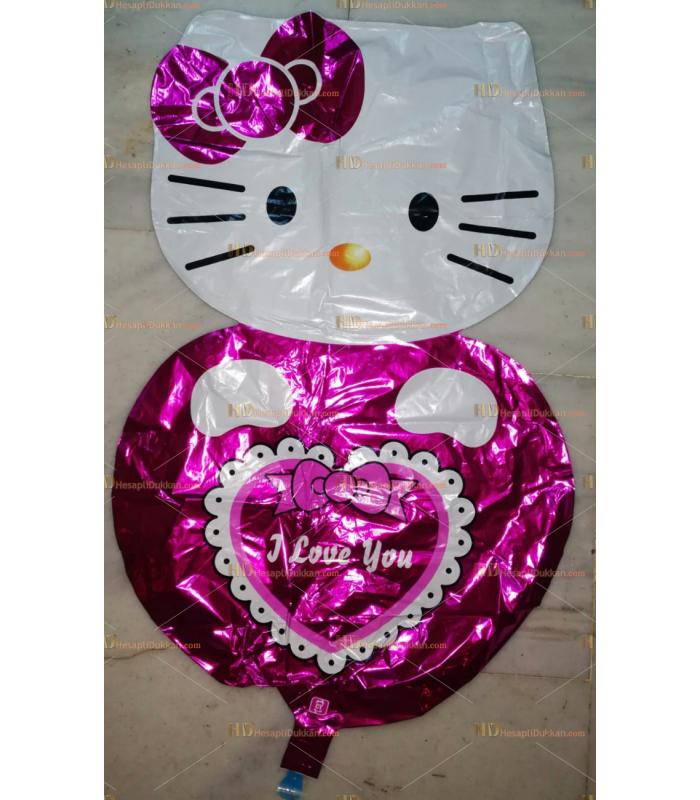 Toptan dev hello kitty folyo uçan balon