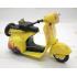 Toptan oyuncak çek bırak metal sesli ışıklı motosiklet sarı