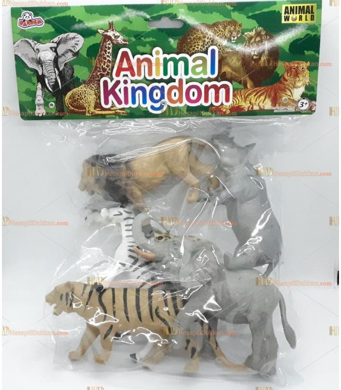 Toptan plastik hayvan seti animal kingdom