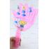 Toptan plastik hayvan şişme balon el şeklinde pembe