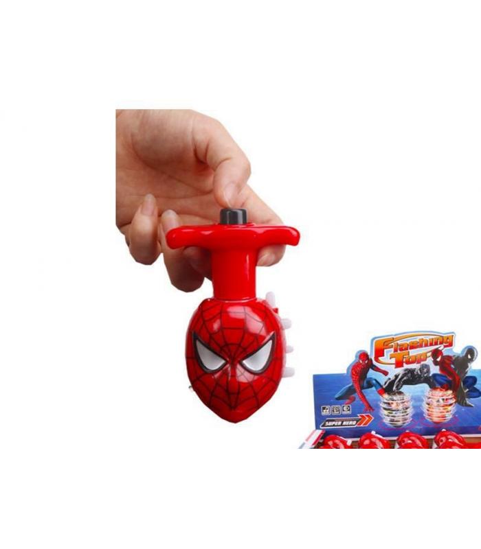 Spider man ışıklı müzikli lazerli topaç