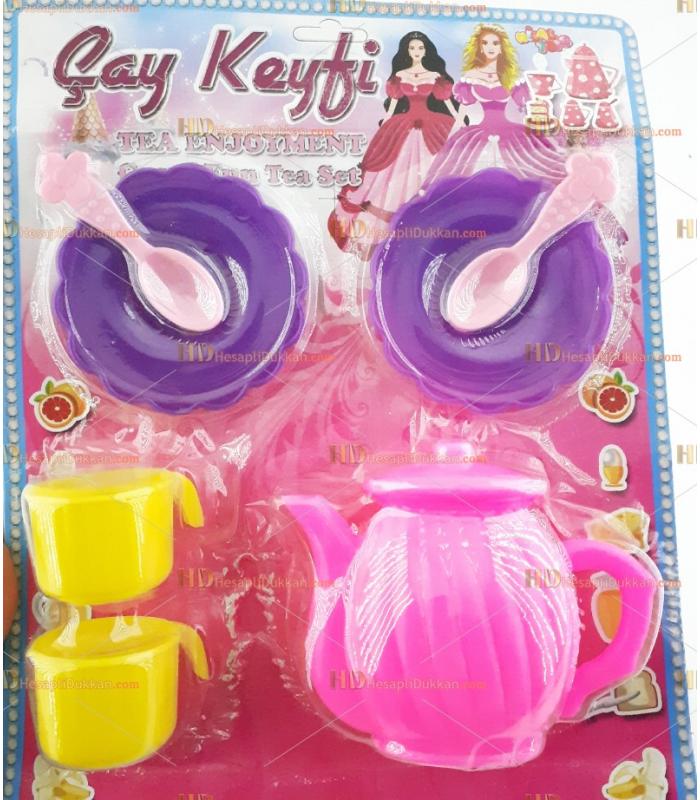 Kız çocuk ucuz promosyon oyuncak çay seti