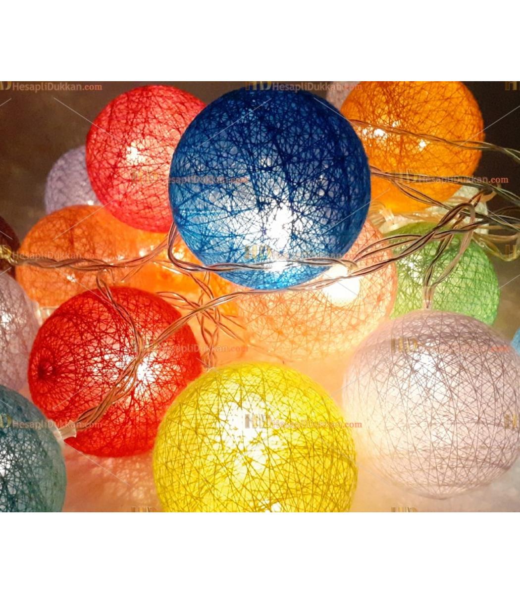 Keten Top Led Isikli Zincir 4 Metre 20 Top
