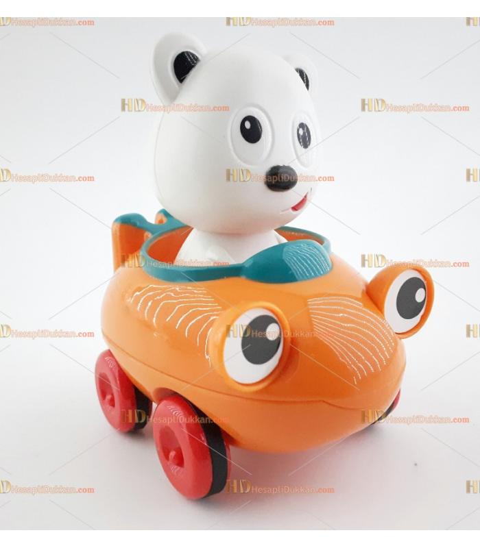 Kırılmaz sök tak oyuncak araba it bırak motorlu panda