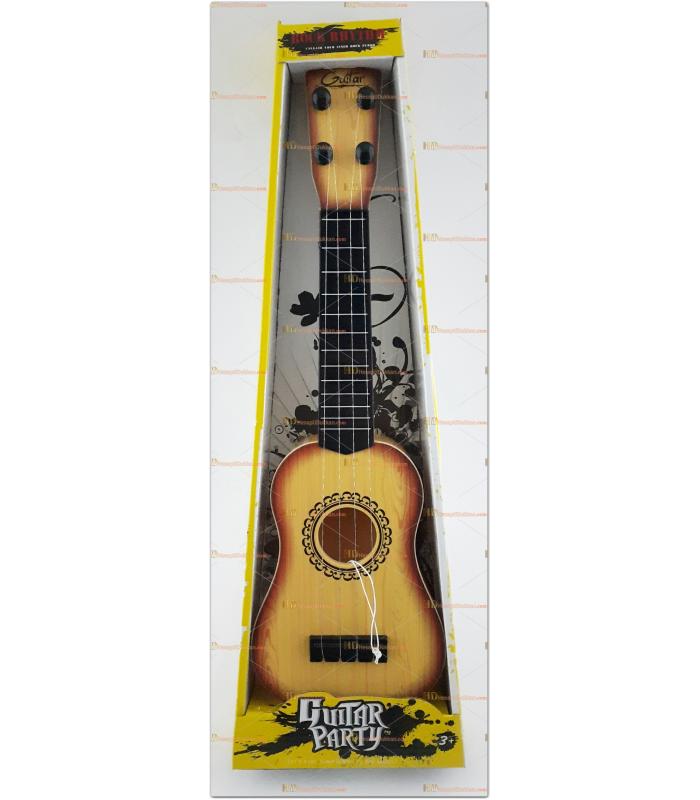 Oyuncak gitar toptan ahşap görünümlü