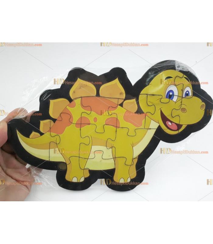 Ahşap puzzle toptan dinozor