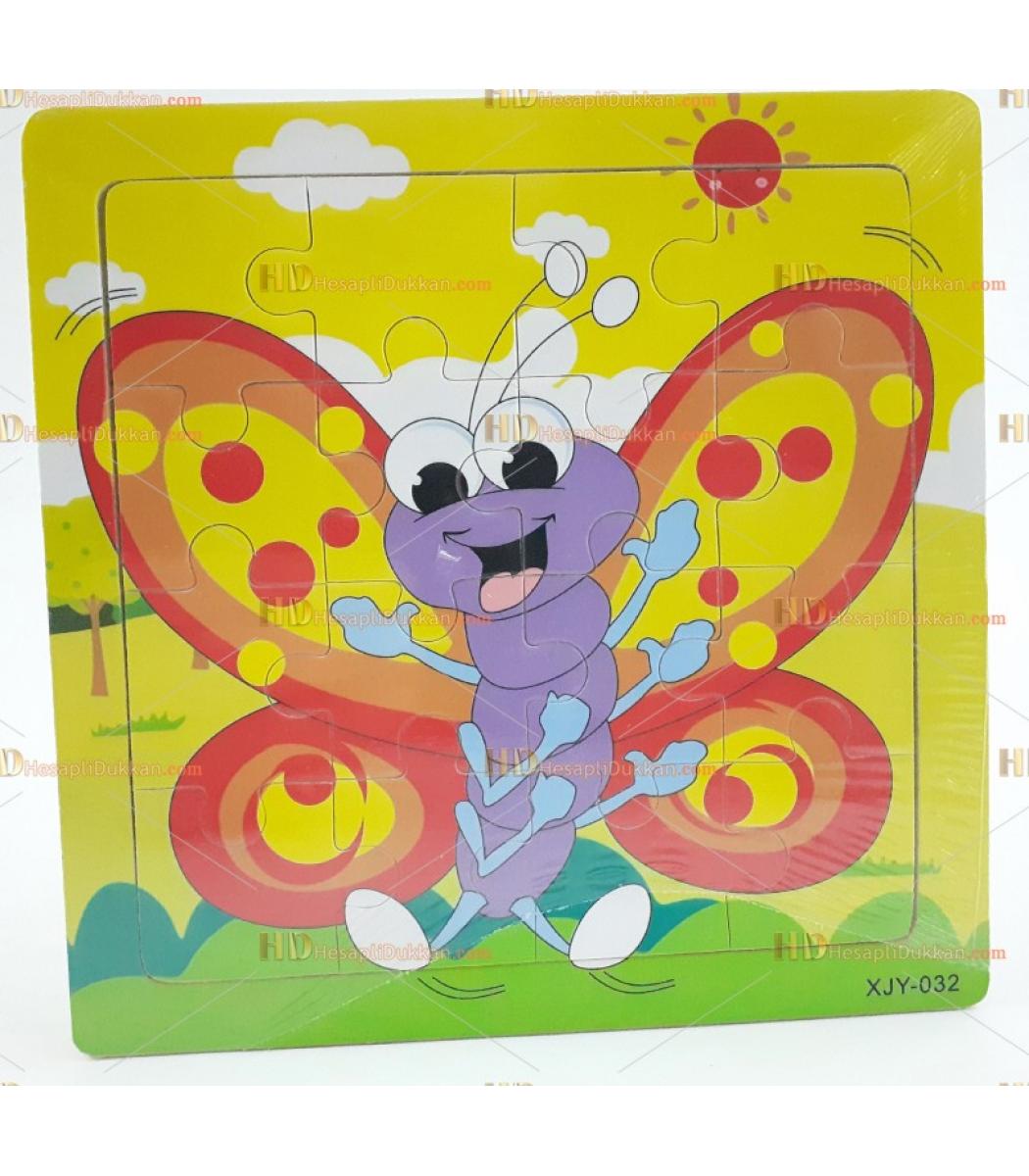 Toptan Yapboz Puzzle Ahsap Oyuncak Kelebek