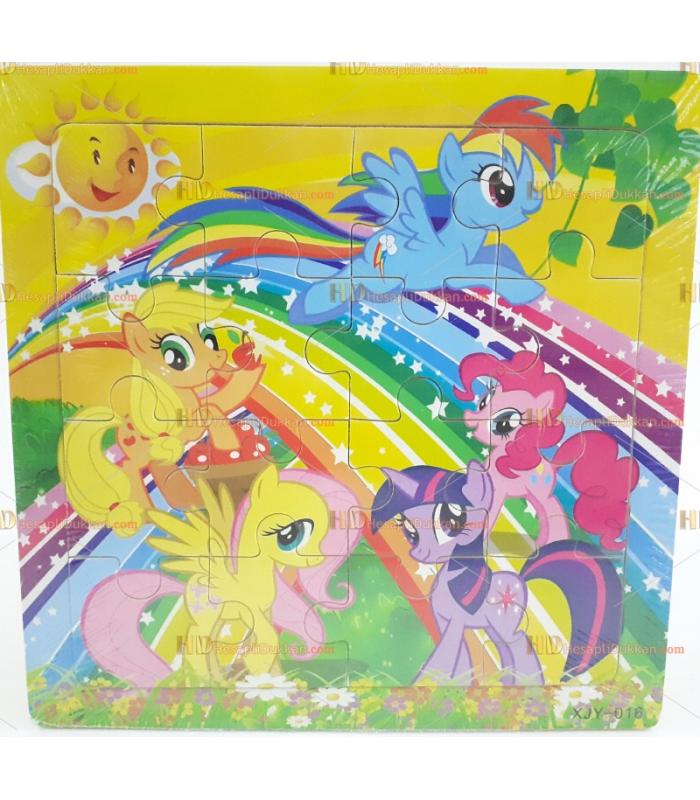 Toptan yapboz puzzle ahşap oyuncak pony