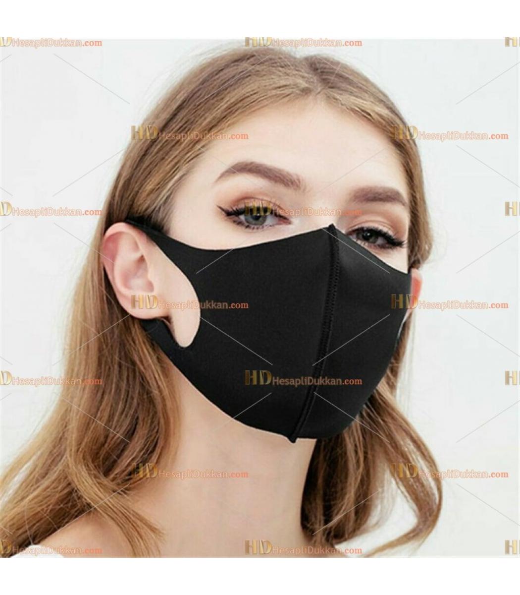 Nano Siyah Maske Yikanabilir Fiyat Steril Ambalaj Agiz Burun Yuz Solunum Koruma Maskesi
