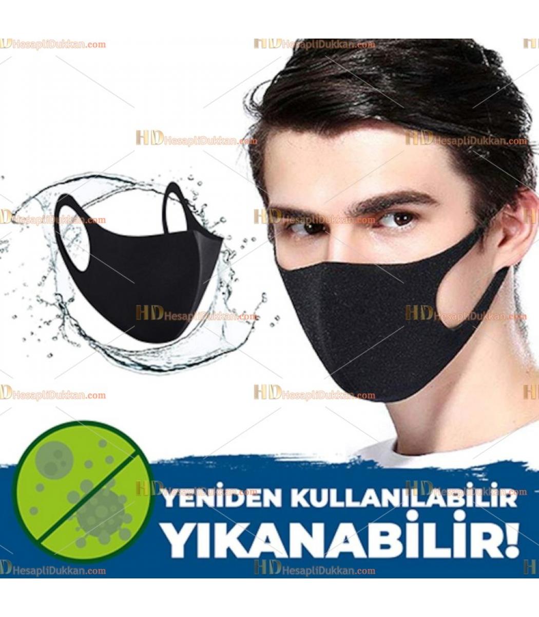 nano siyah maske yikanabilir fiyat steril ambalaj agiz burun yuz solunum koruma maskesi