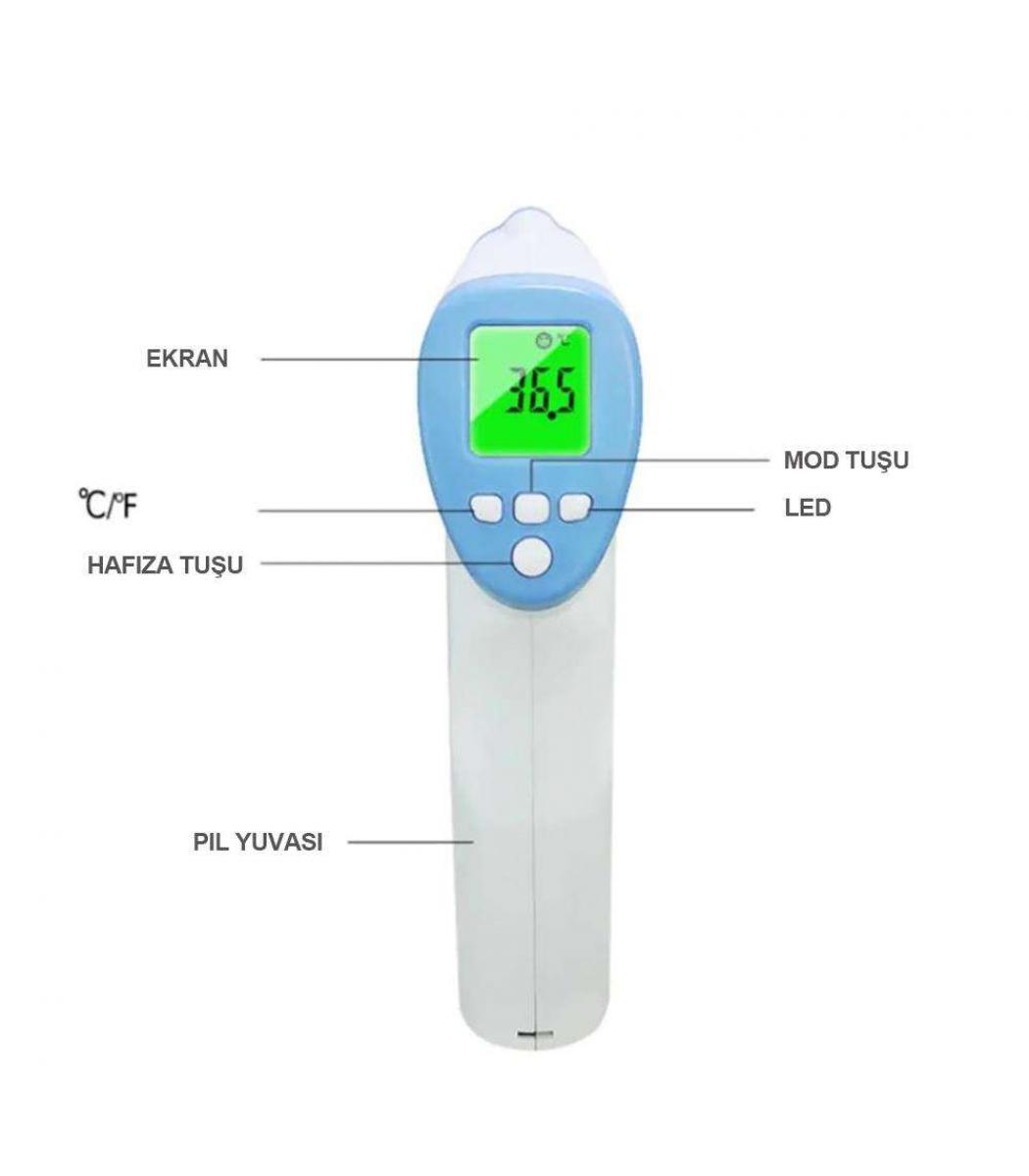 Toptan Temassiz Kizil Otesi Infrared Dijital Ortam Isi Ates Olcer Termometre Xidian F002