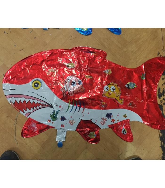 Toptan orta kırmızı köpek balığı folyo balon
