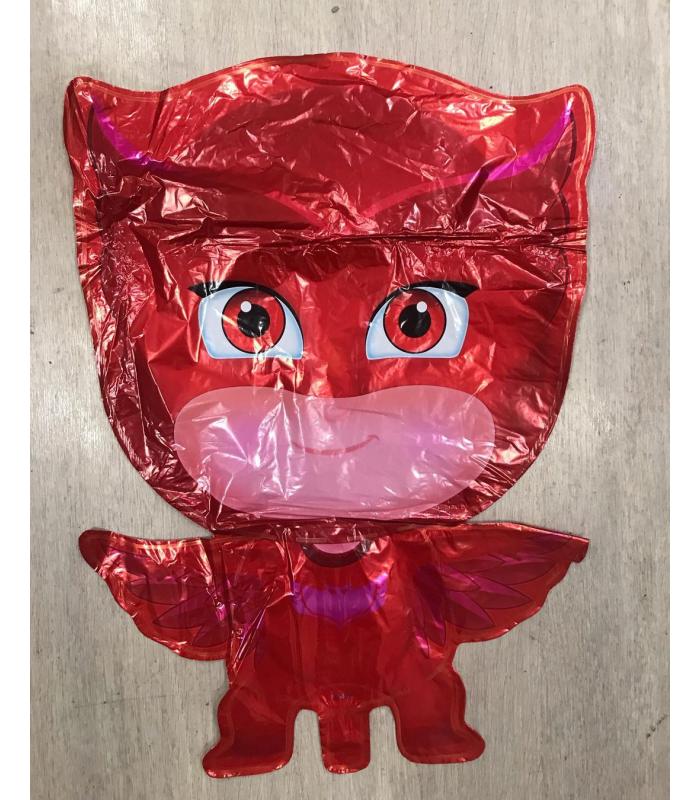 Toptan Büyük PJ Mask Baykuş Kız Folyo balon