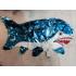 Toptan orta mavi 2 köpek balığı folyo balon