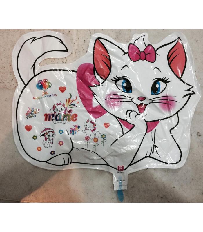 Toptan Küçük beyaz kedi folyo balon