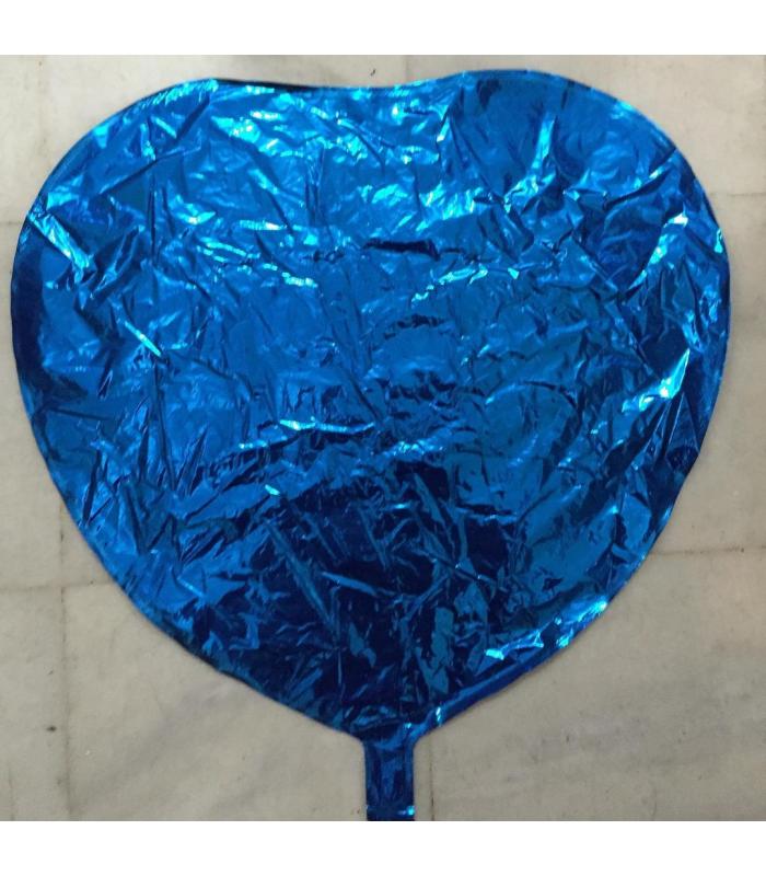 Toptan Büyük Mavi Kalp folyo balon