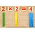 Toptan ahşap eğitici oyuncak sayılar matematik işlemler