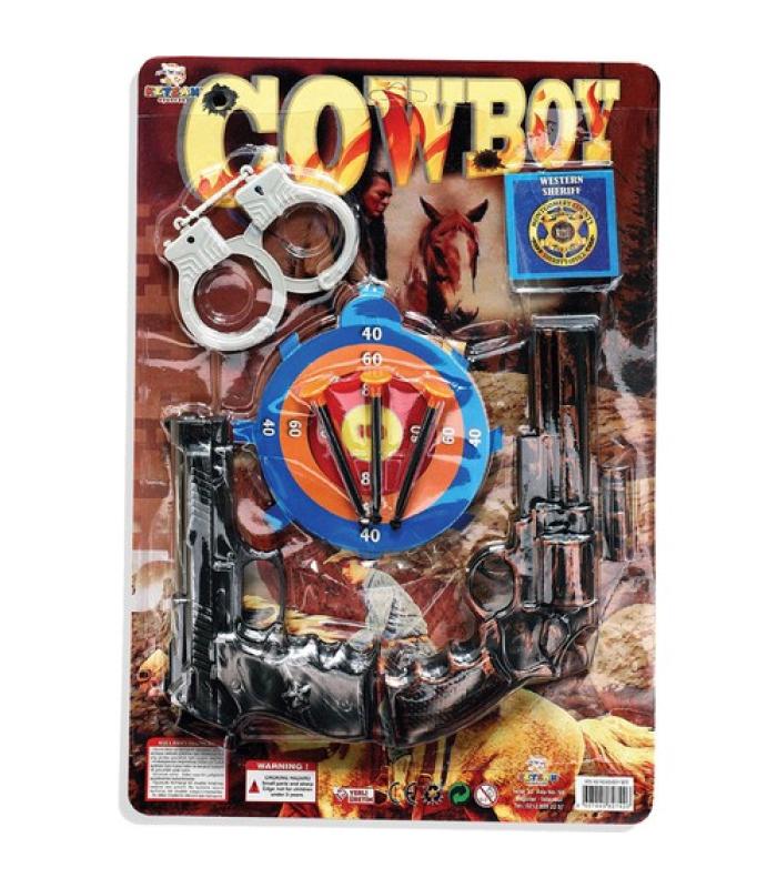Toptan oyuncak cowboy set kelepçeli