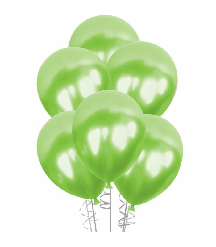 Toptan metalik Gemar balon Açık Yeşil