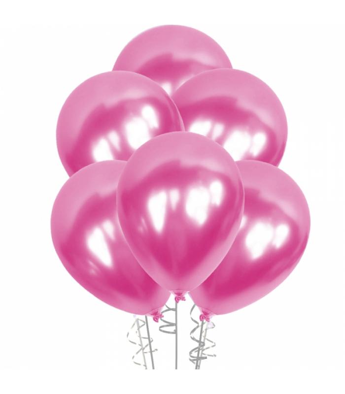 Toptan metalik Gemar balon Pembe