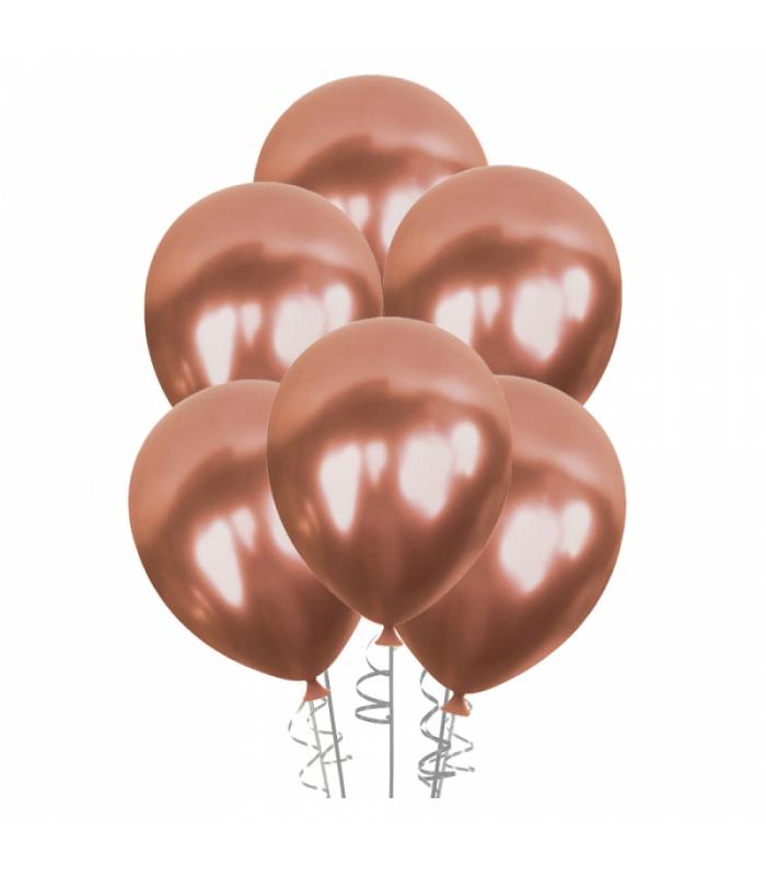 Toptan metalik Gemar balon rose