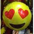 2023 Toptan Küçük folyo uçan balon Kalp Göz Emoji