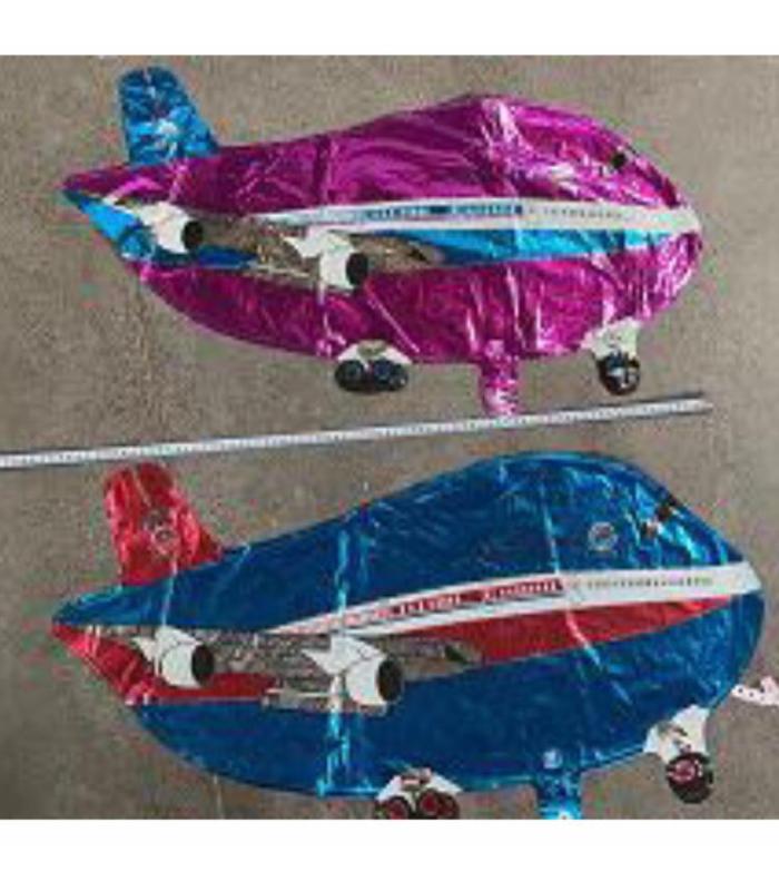 2023 Toptan Orta folyo uçan balon Parlak Uçak