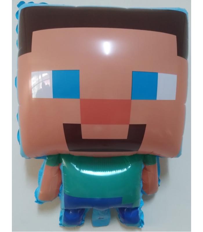 2023 Toptan Orta folyo uçan balon Minecraft